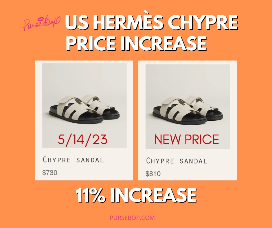 hermes price increase 2023