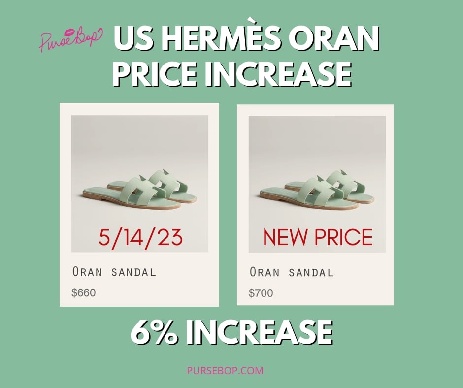 hermes oran price increase 2023 | hermes price increase 2023 | hermes may 2023 price increase