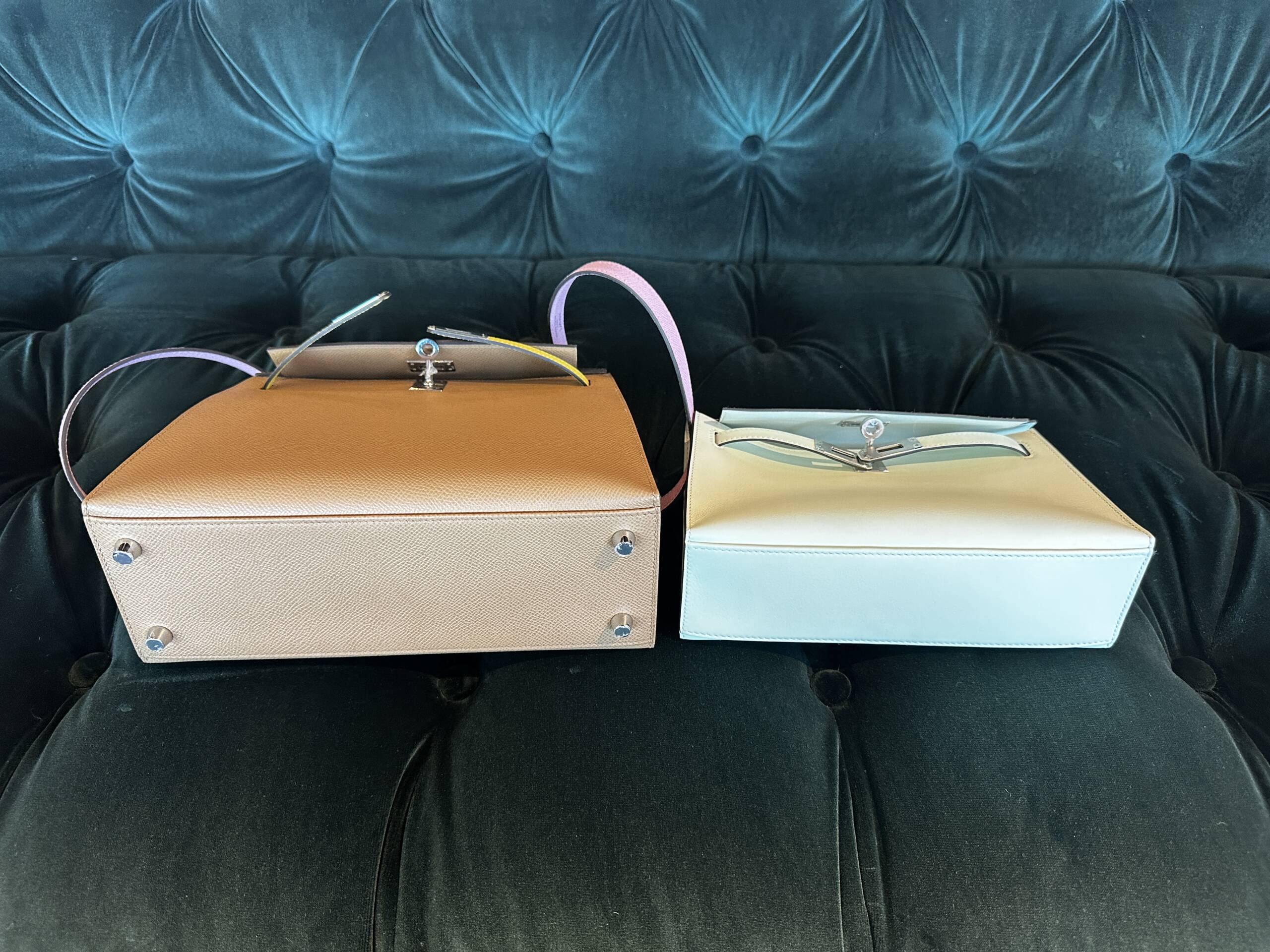 Hermes Mini Kelly vs Pochette - in depth review and comparison #hermeskelly  #hermes 