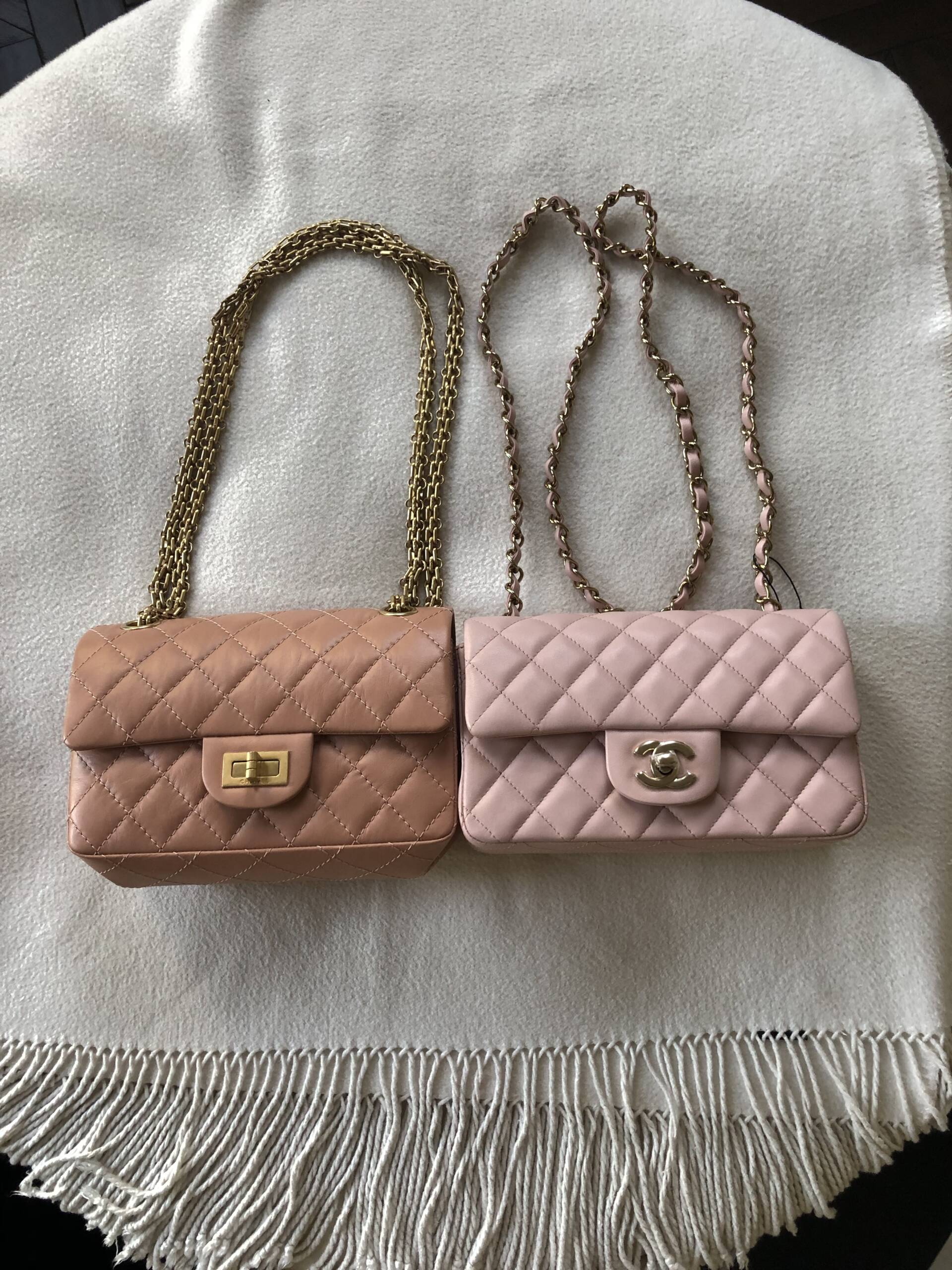 Battle of the Chanel Mini Bags: 2.55 versus Flap -