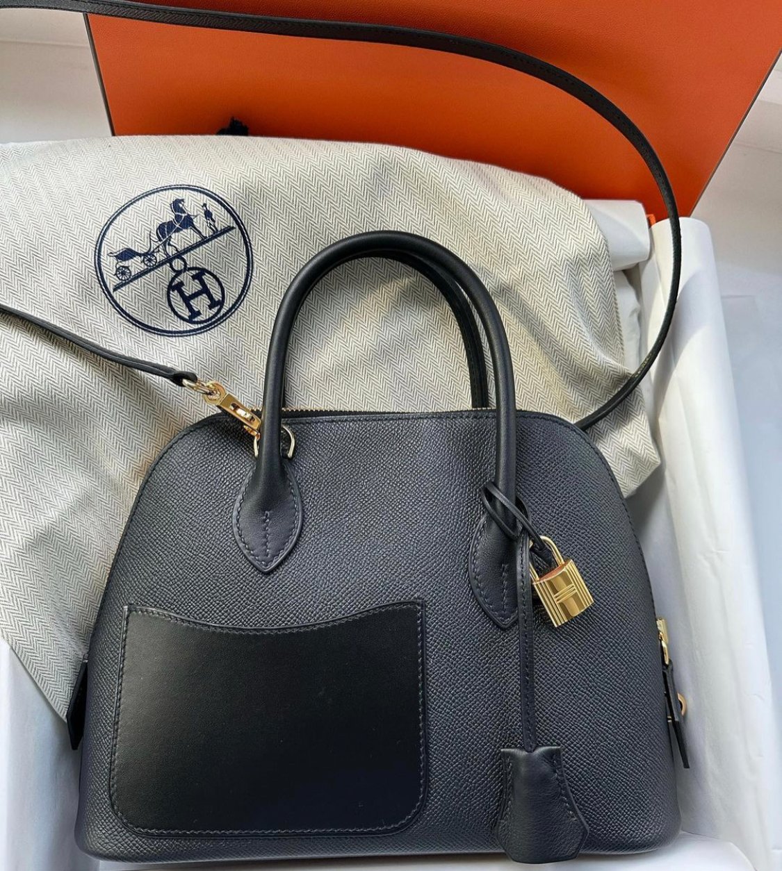 Shop HERMES Bolide 2021 SS New Hermes Bolide 1923 Size 25 Etoup by Aoakua