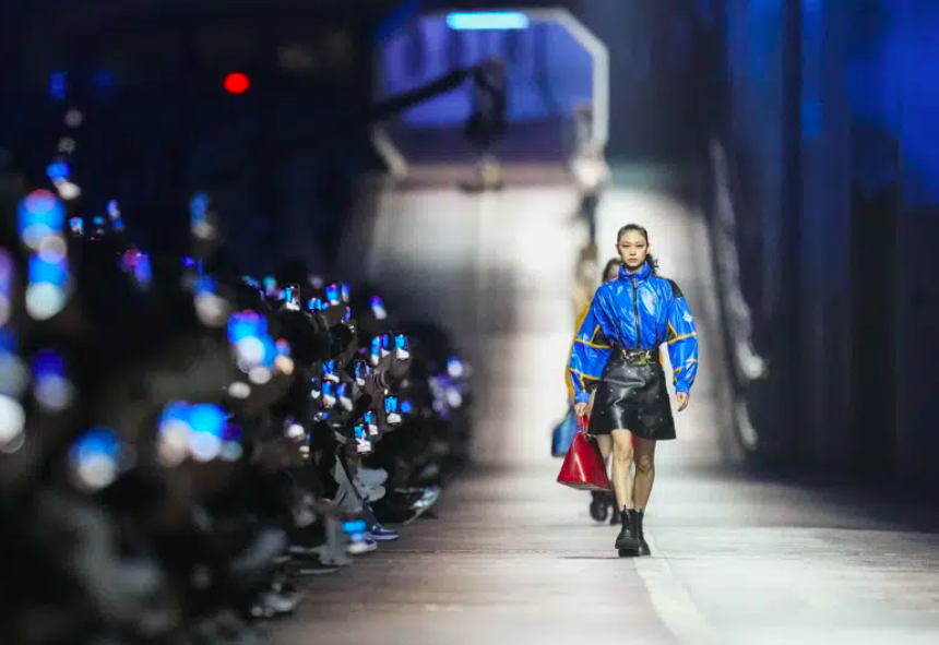 Louis Vuitton Pre-Fall Collection Bags Walk a Bridge in Korea