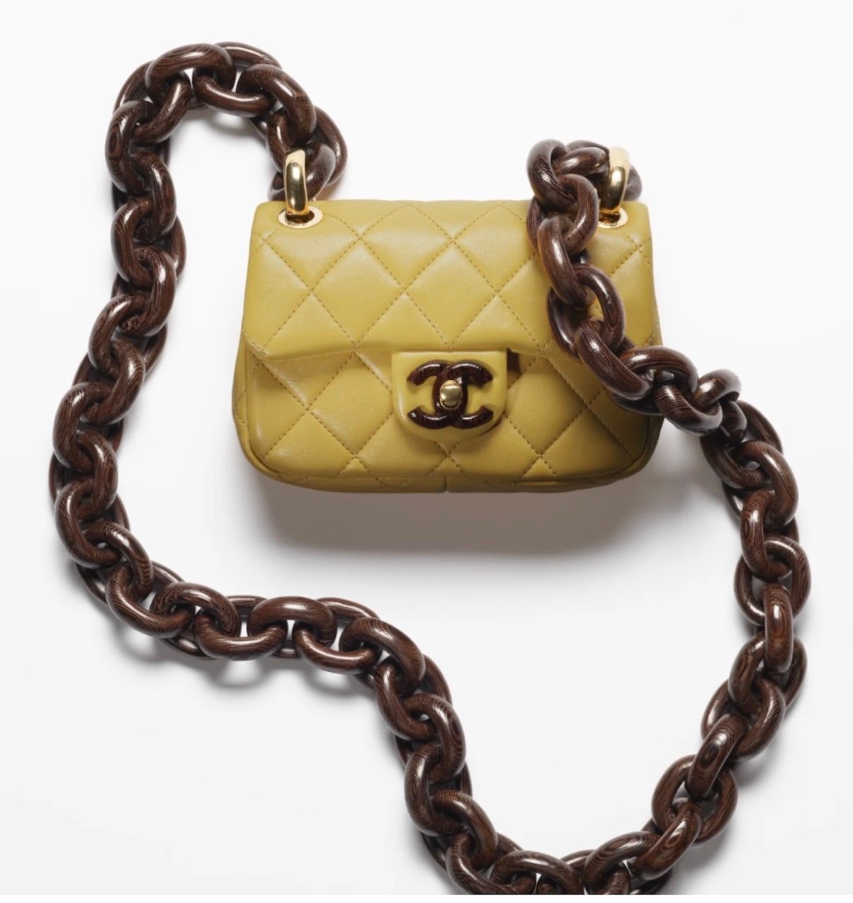 Chanel Beige Quilted Lambskin Belt Bag Micro Q6A0011II8000