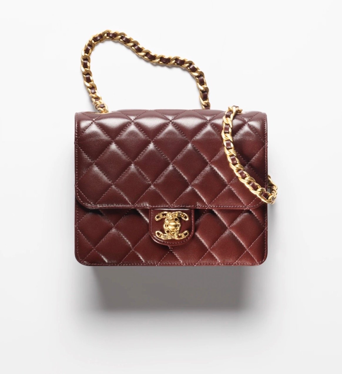 maroon vintage mini chanel - Google Search