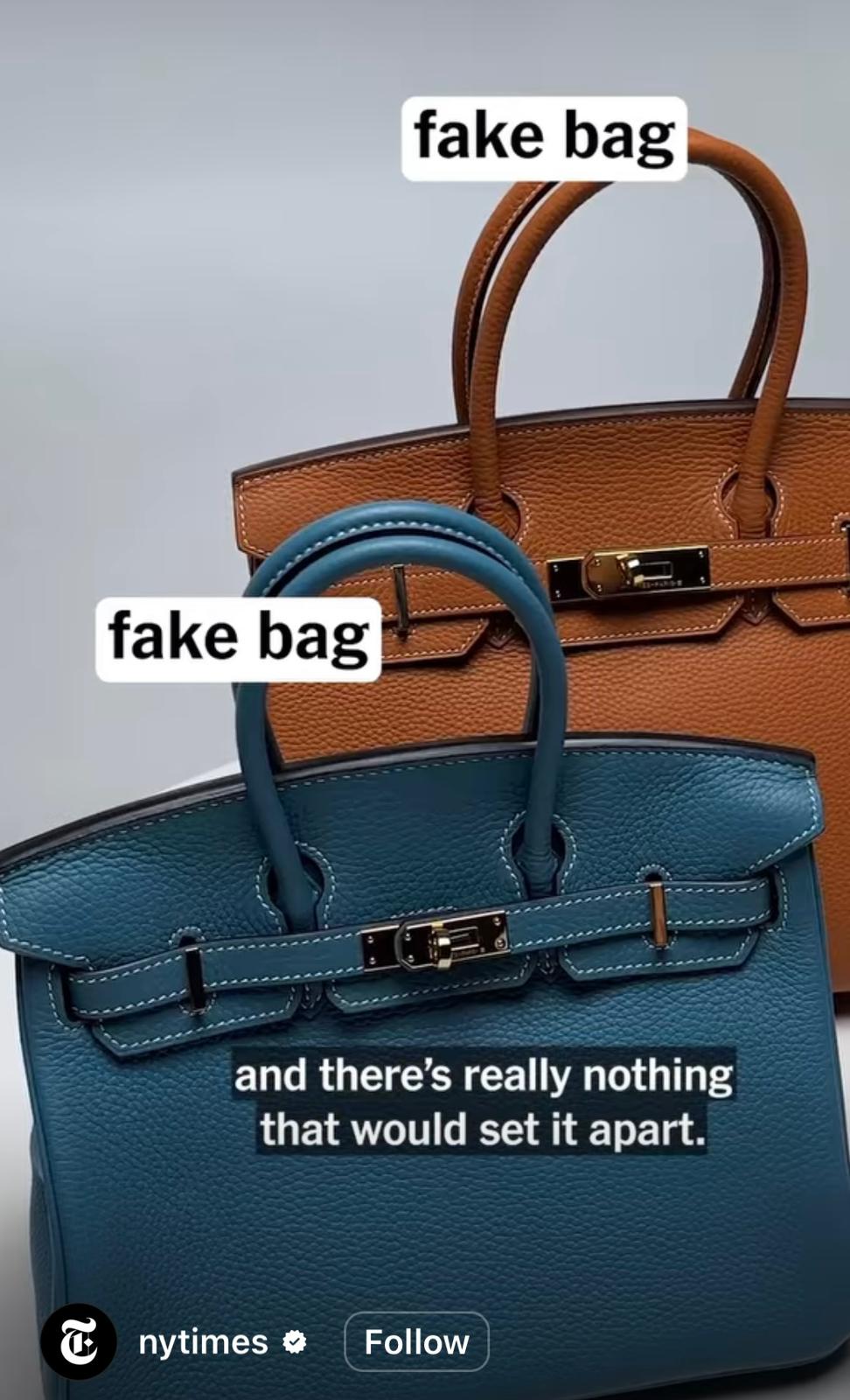 A Response to the NYT Article on the Superfake Handbag Industry