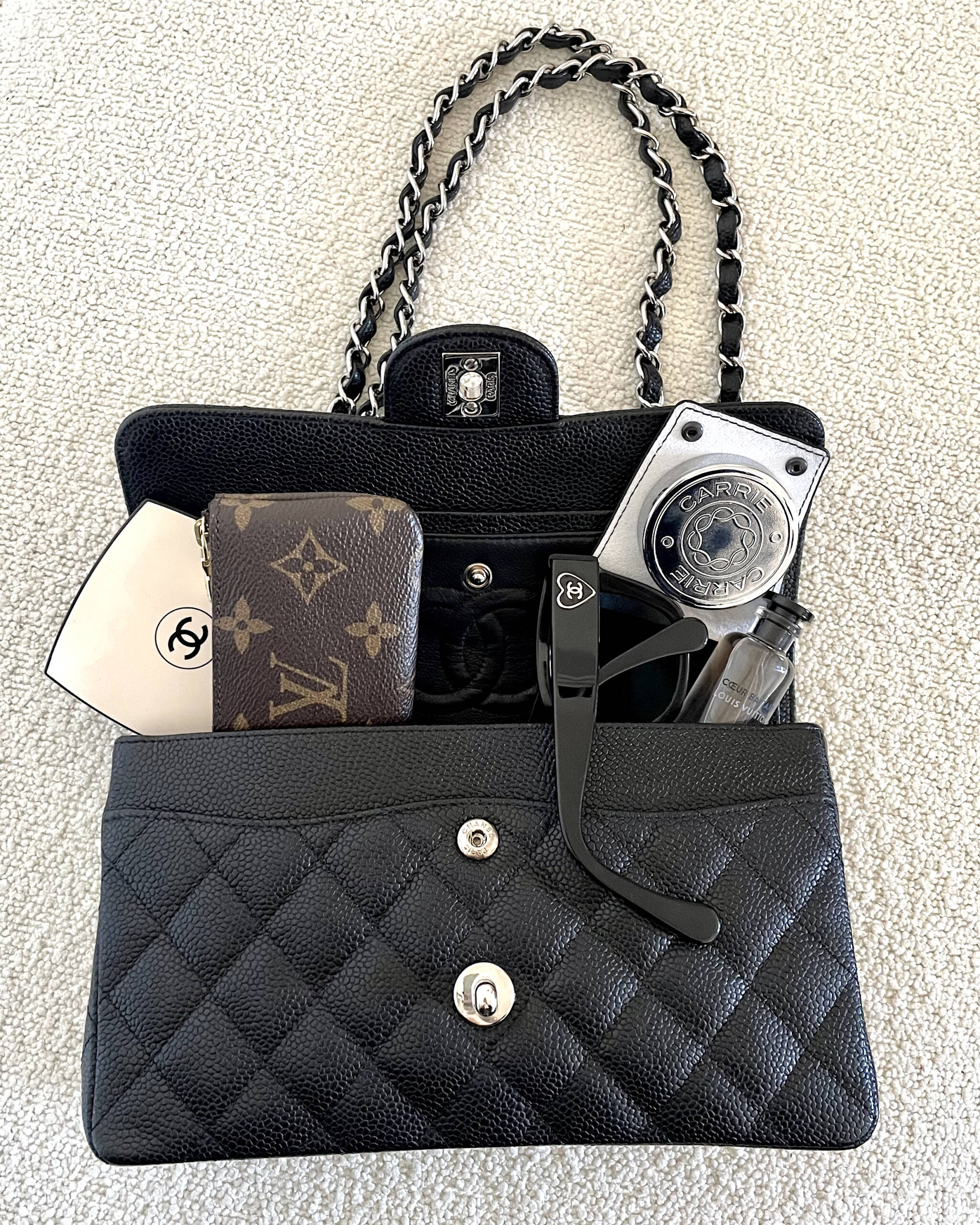 Battle of the Chanel Mini Bags: 2.55 versus Classic Flap - PurseBop