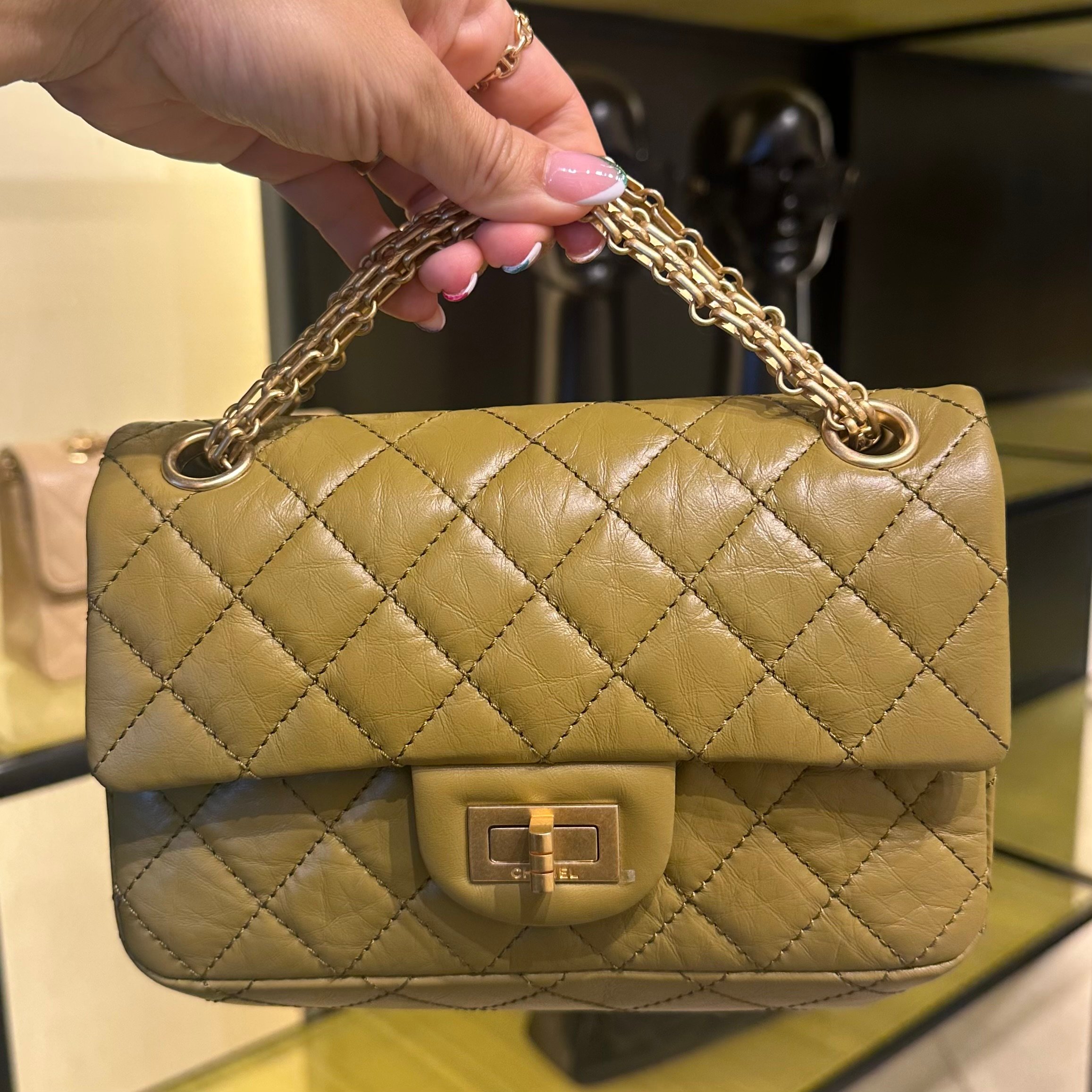 Chanel Strikes Gold: The Chanel 23P Caviar Classic Flap - PurseBop