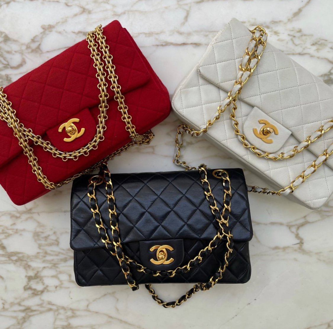 Karl Lagerfeld Logo 24K Gold Plated Caviar Leather Flap Messenger Bag Black