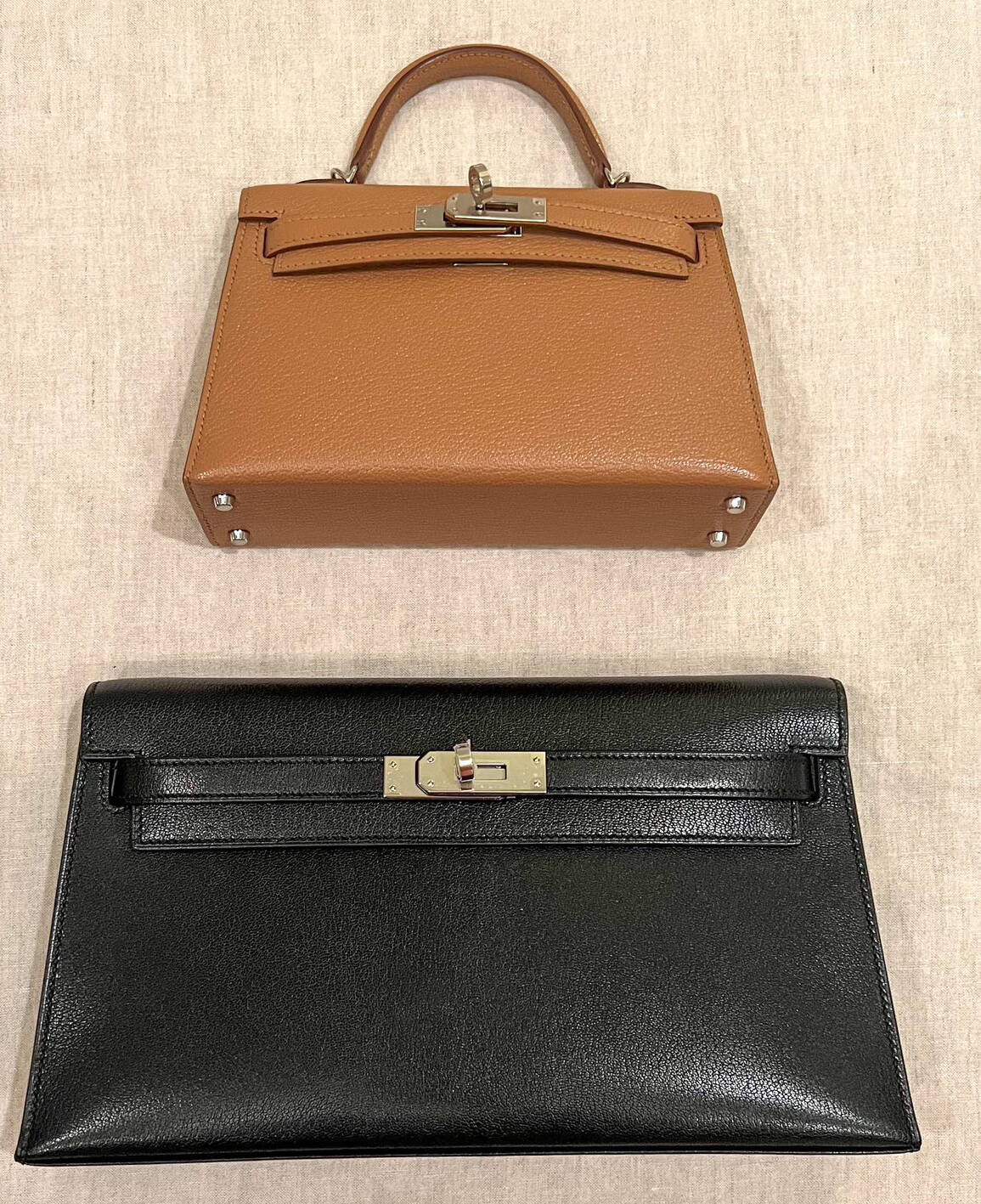 Replica Hermes Kelly Mini II Bag In Rouge Casaque Epsom Leather GHW