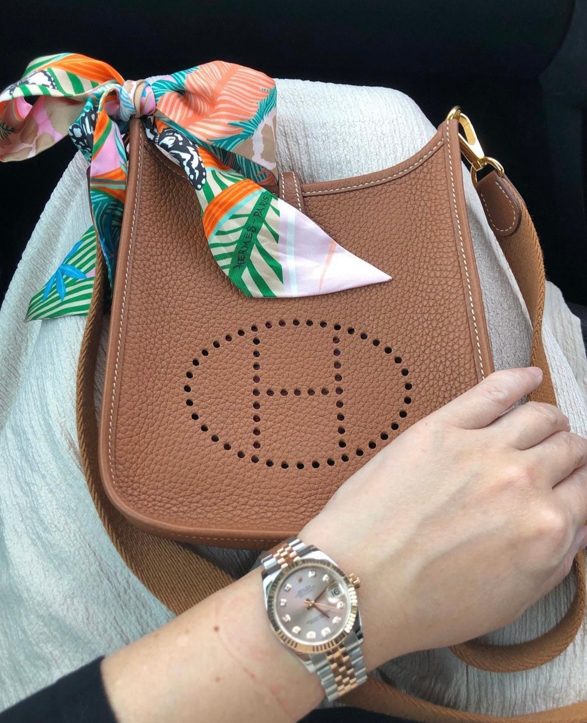 Why the Hermès Mini Evelyne could become your new favourite bag