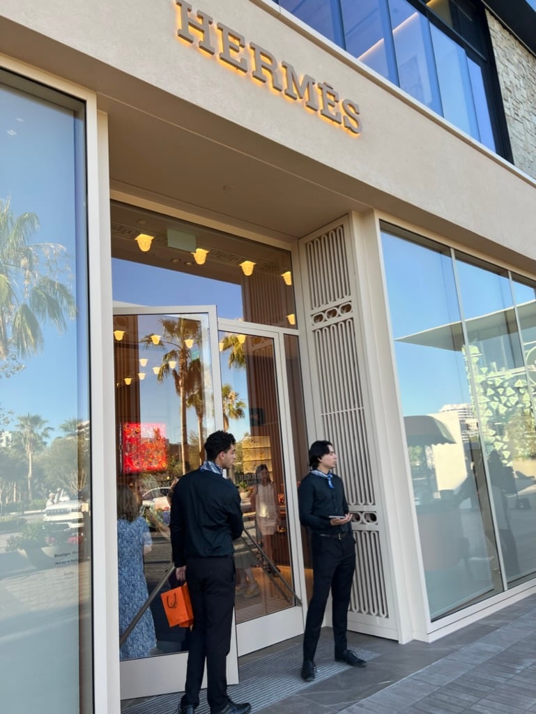 Inside new Hermès store at Westfield Topanga, California