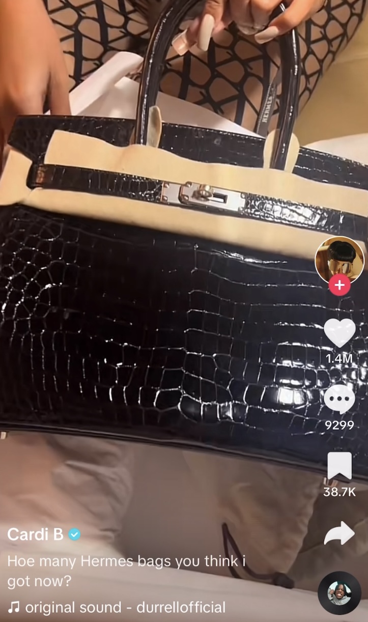 What is the price of the Chanel Mini Flap Bag that Cardi B