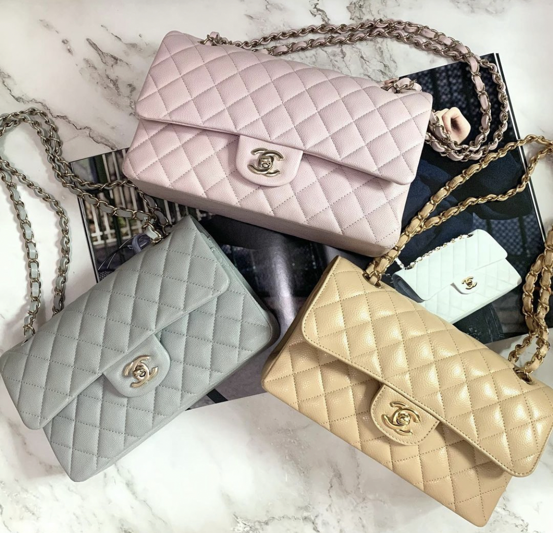 Chanel Strikes Gold: The Chanel 23P Caviar Classic Flap - PurseBop