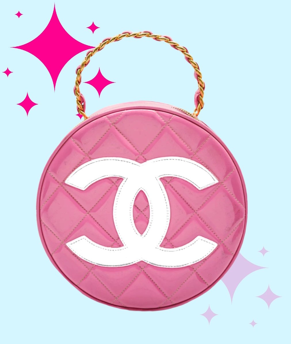 chanel heart purse pink