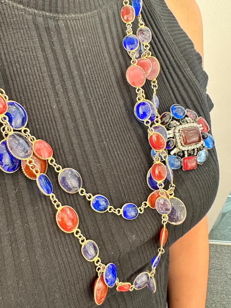 chanel gripoix necklace