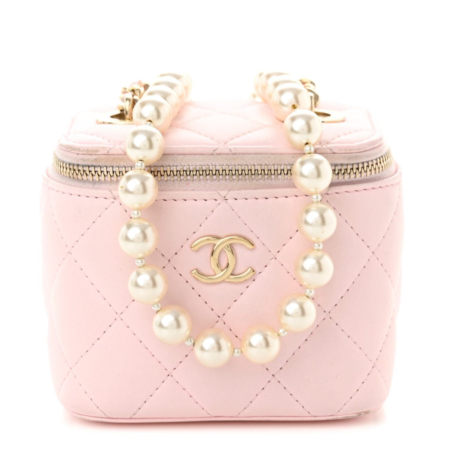 Chanel 22S Large Heart Bag in Pink Lambskin | Dearluxe