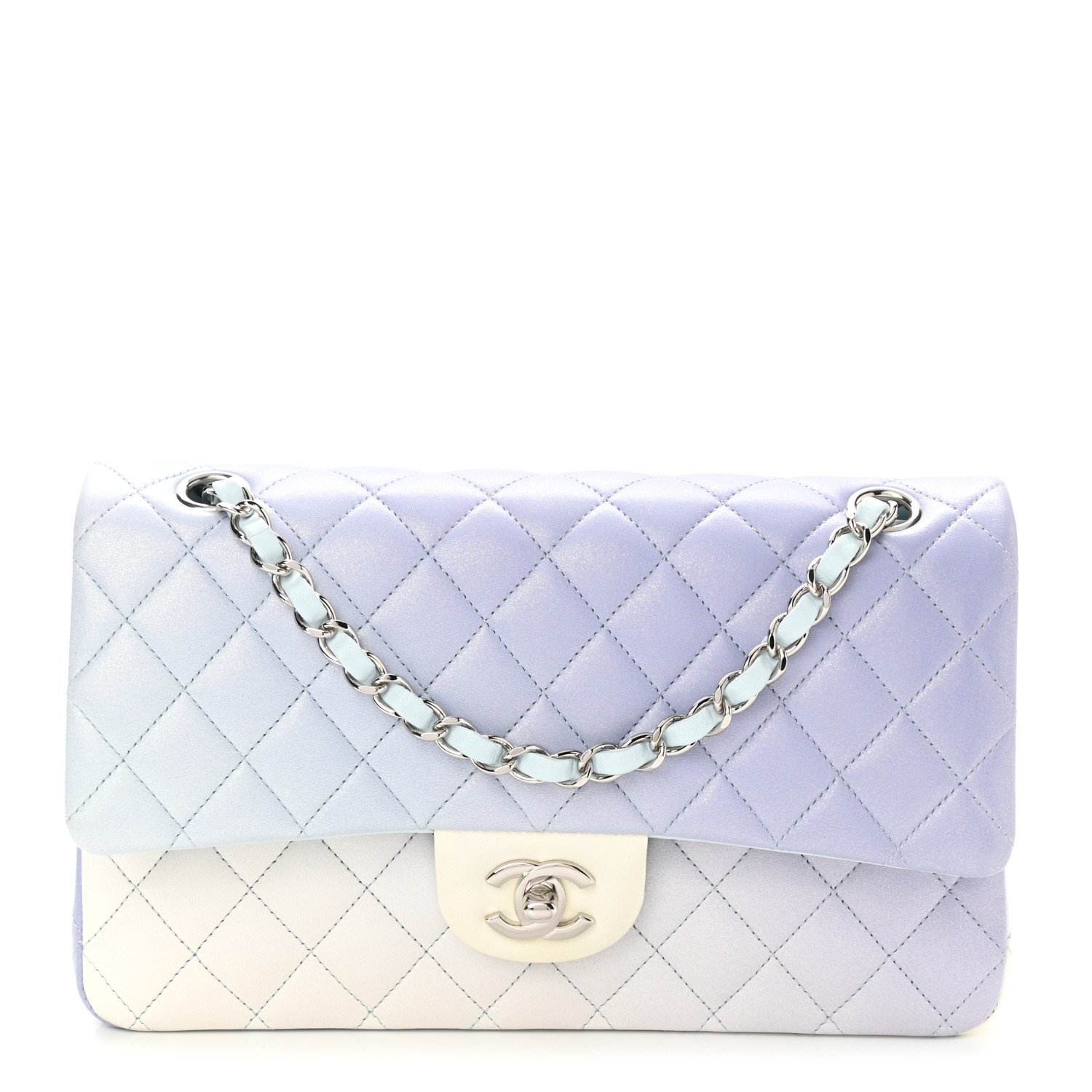 chanel white bag strap