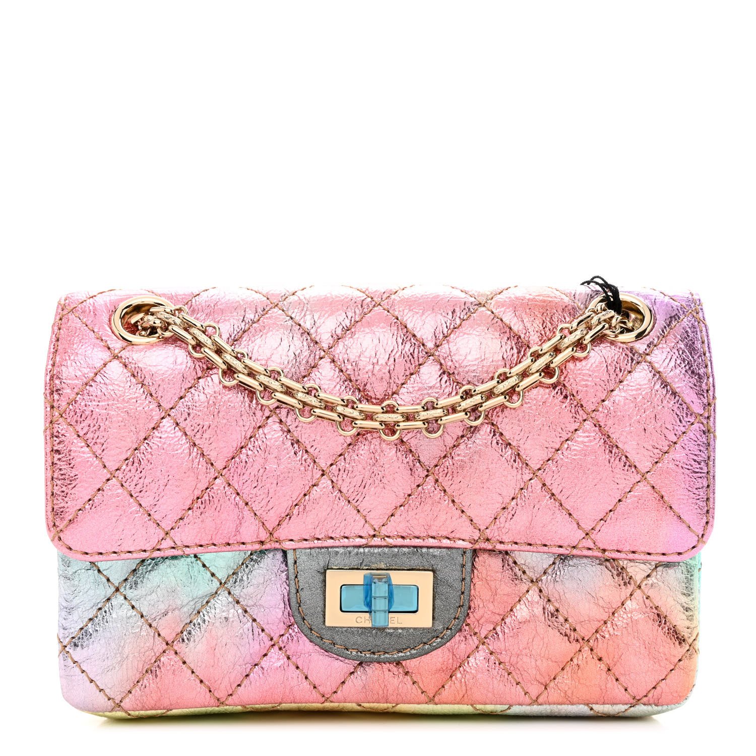 Chanel Rainbow Reissue 2.55 Bag Wallet On Chain Mulitcolor