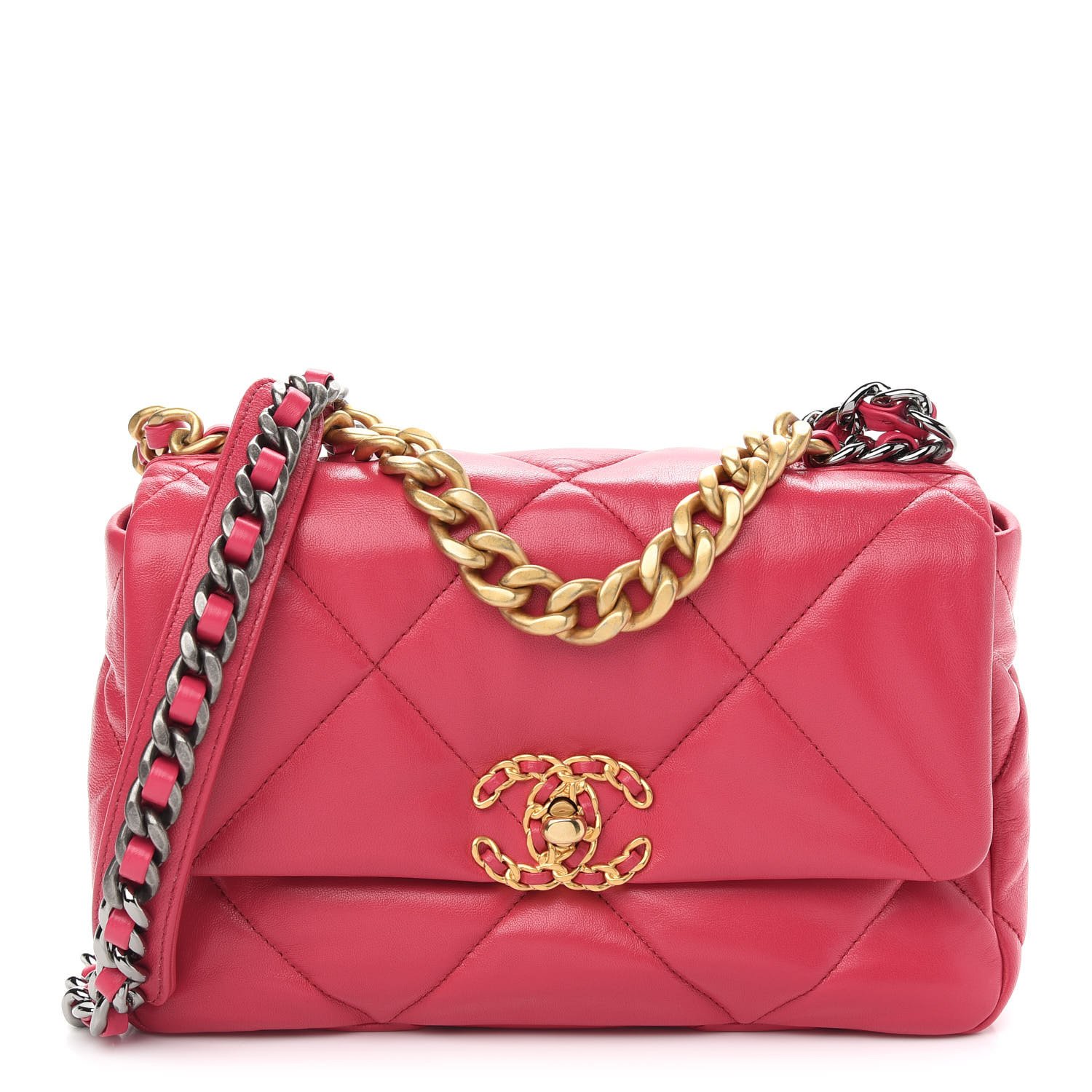 pearl chanel pink bag