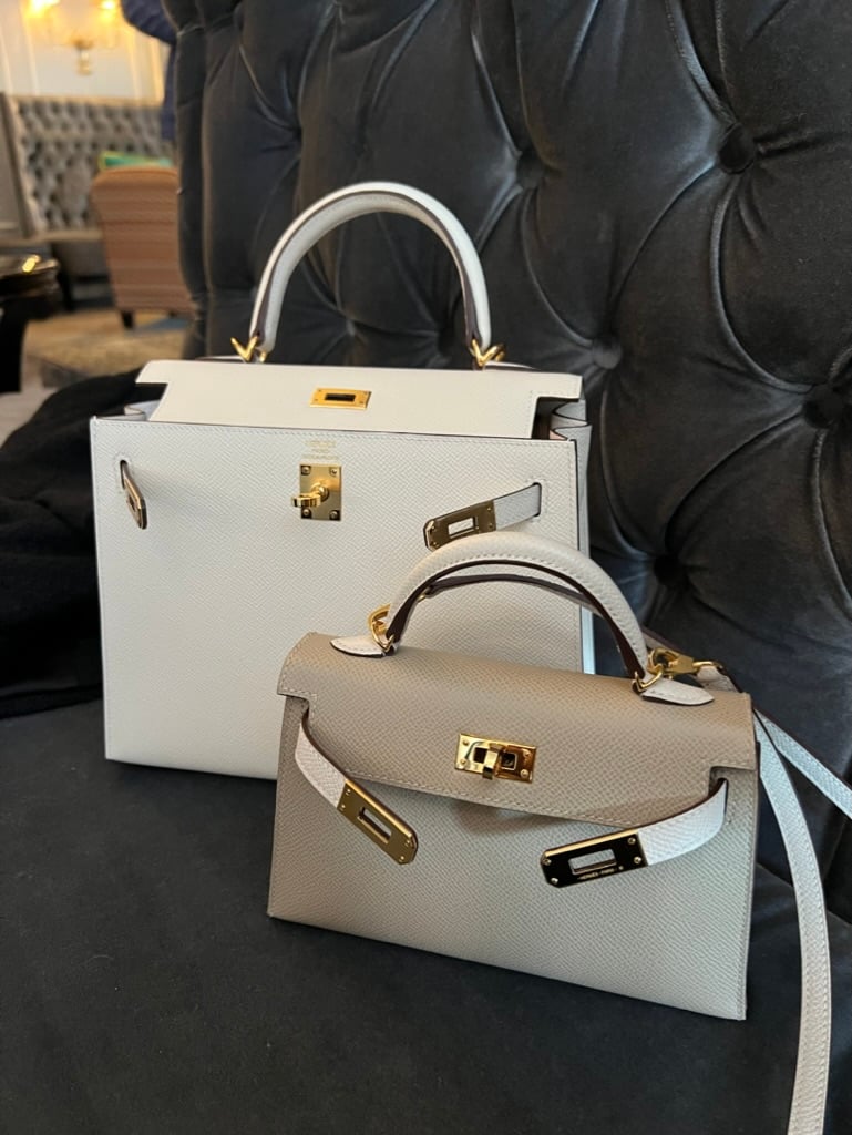 Hermes Kelly 25 Epsom  what's in my bag 