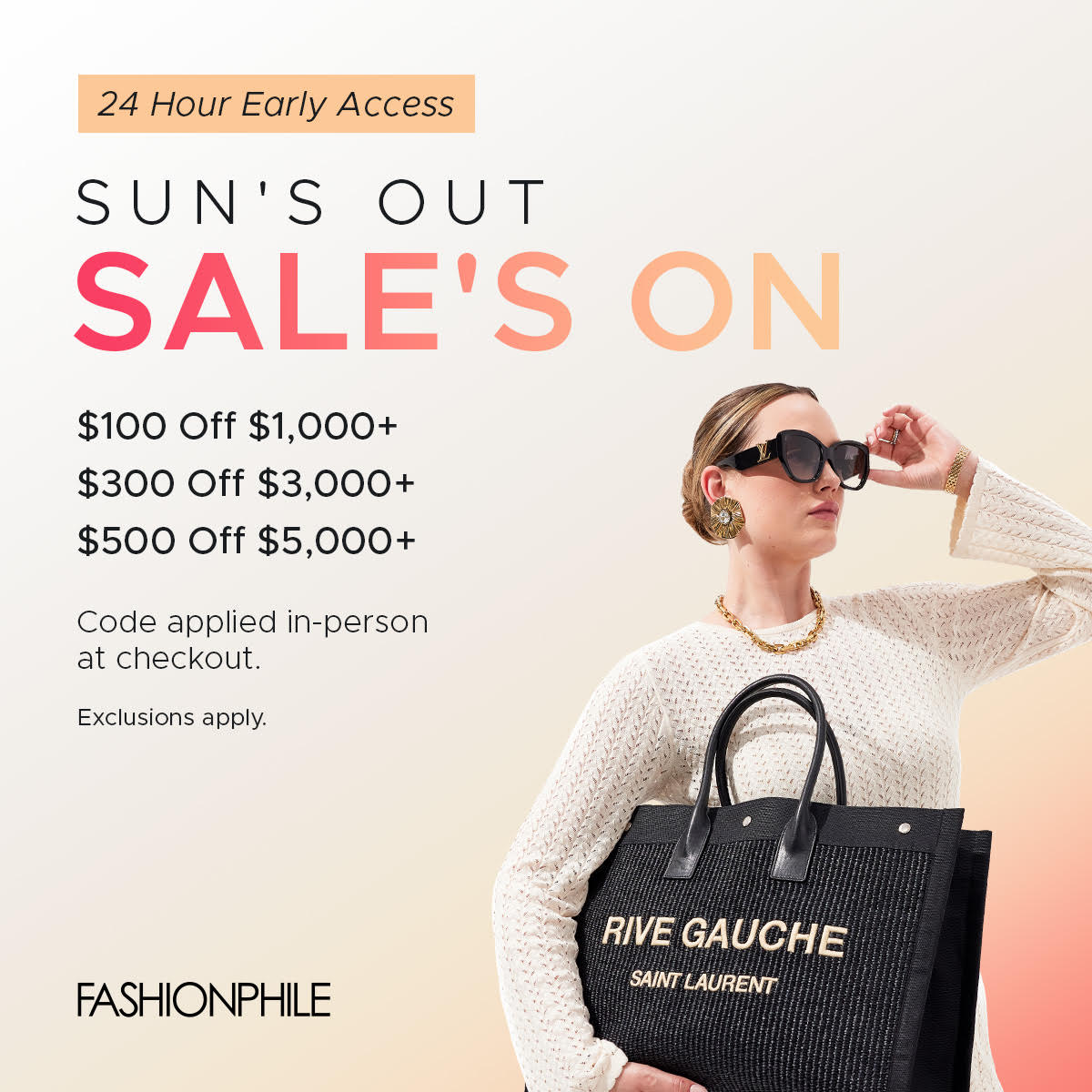 Sun's Out, Sale's On: Fashionphile Sale