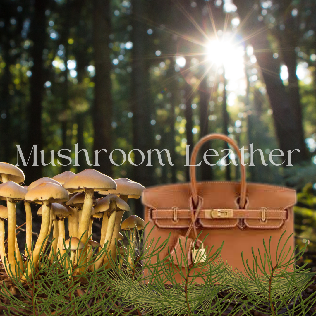 mushroom leather bag