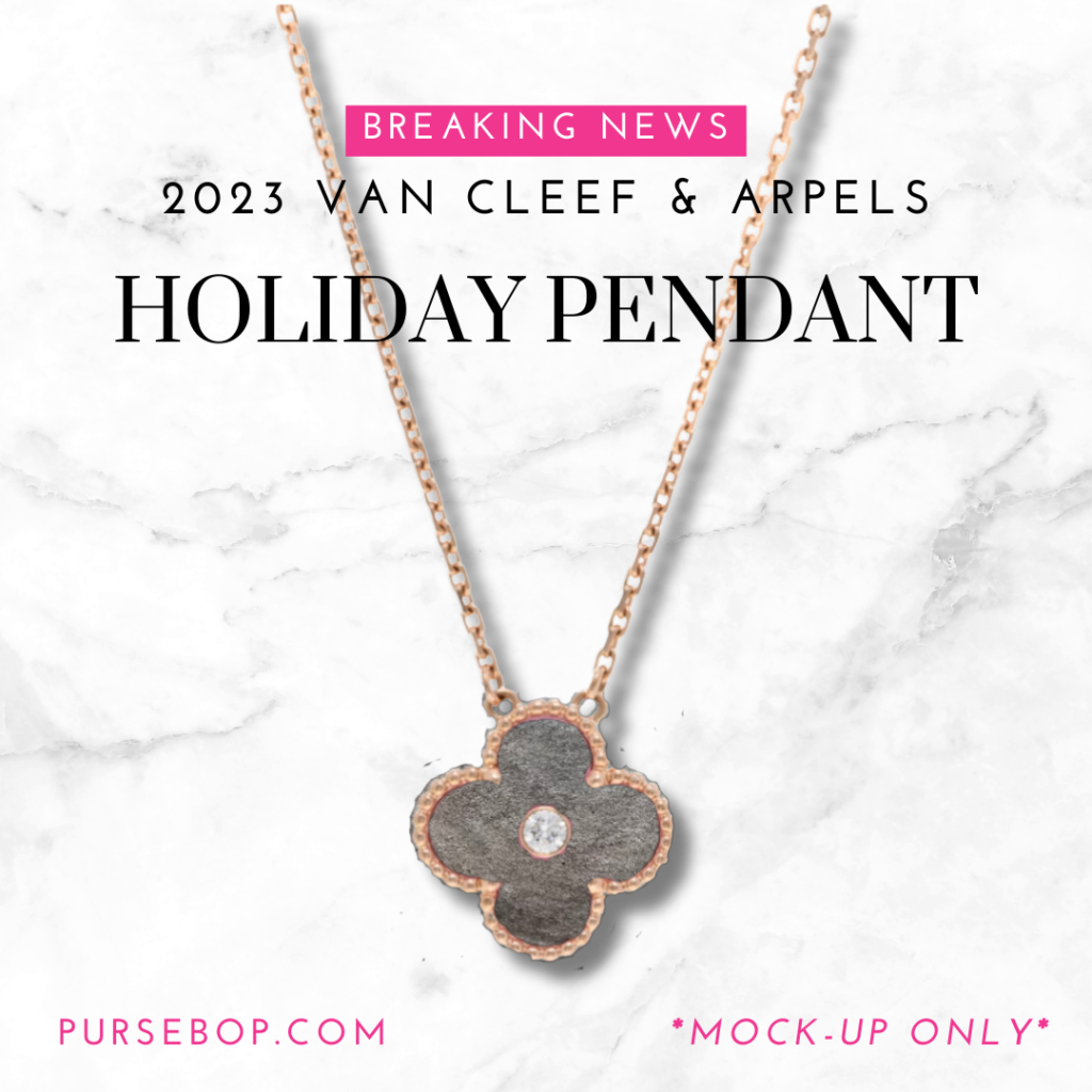 Breaking News on the Van Cleef & Arpels 2024 Holiday Pendant PurseBop