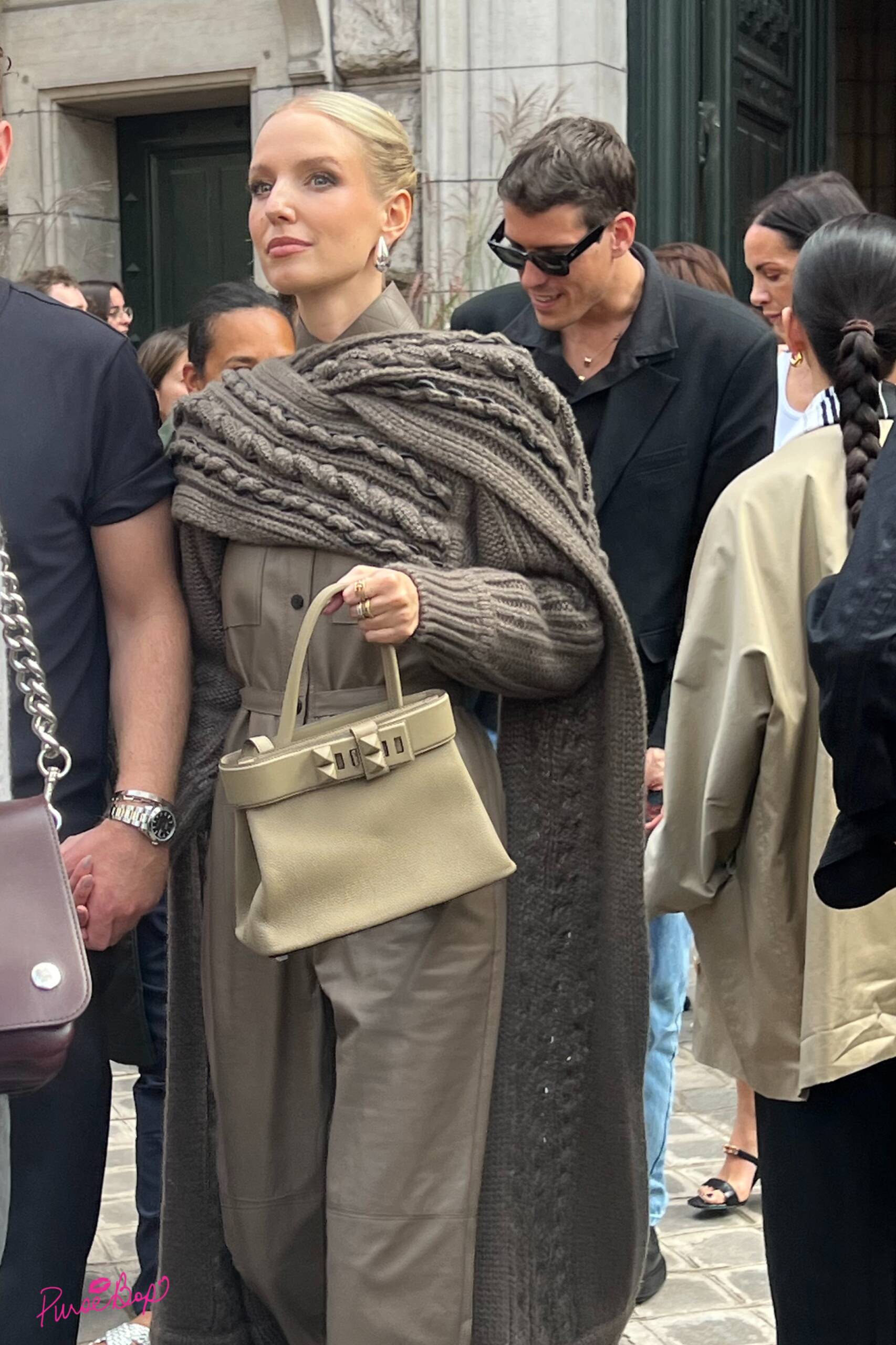 Hermès Handbag Street Style During PFW 2023 - PurseBop