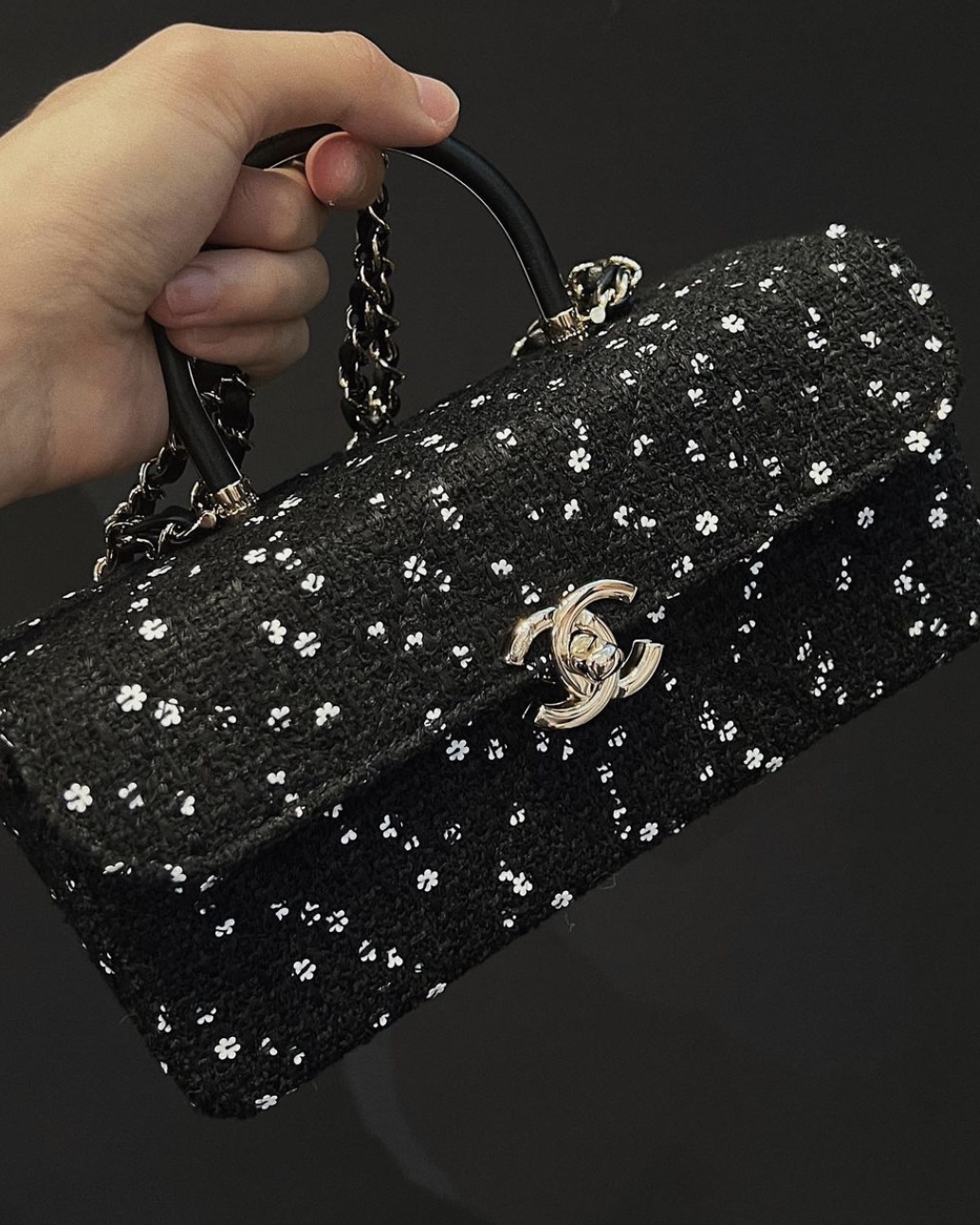 CHANEL Sequin Jumbo Flap Bag in Black - More Than You Can Imagine