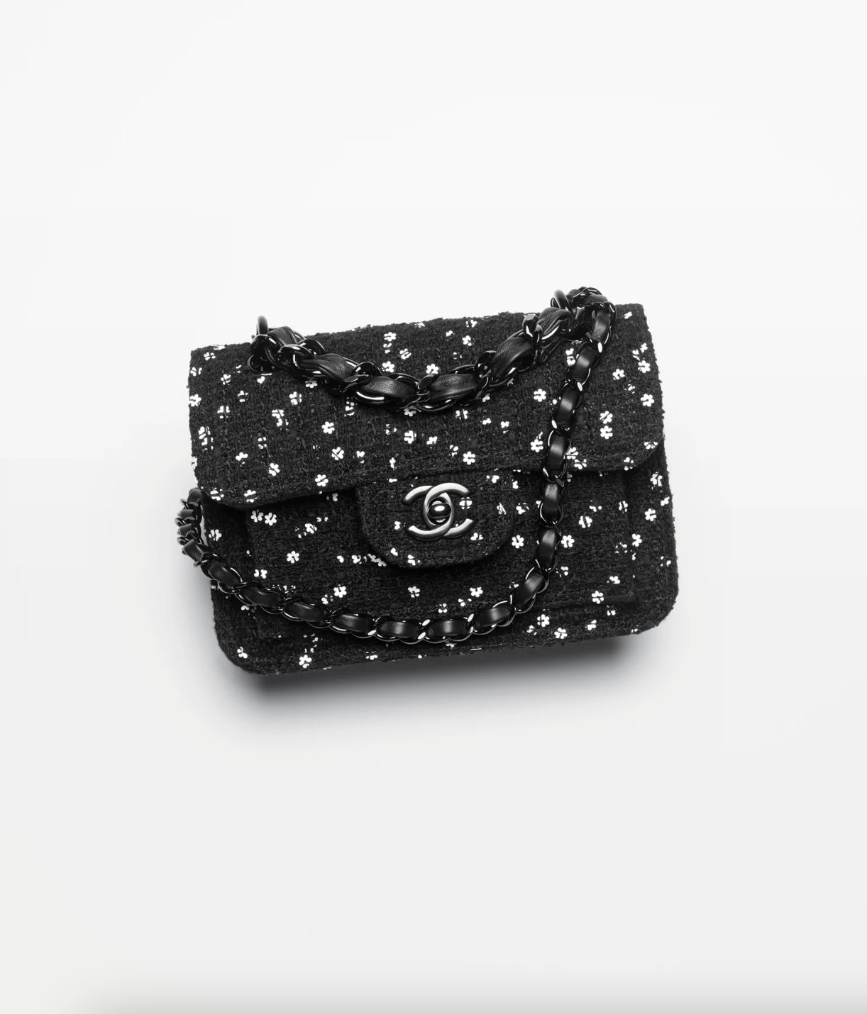 Authentic Chanel Mini Flap with Swarovski Rhinestone Crystal, Indian Siam.