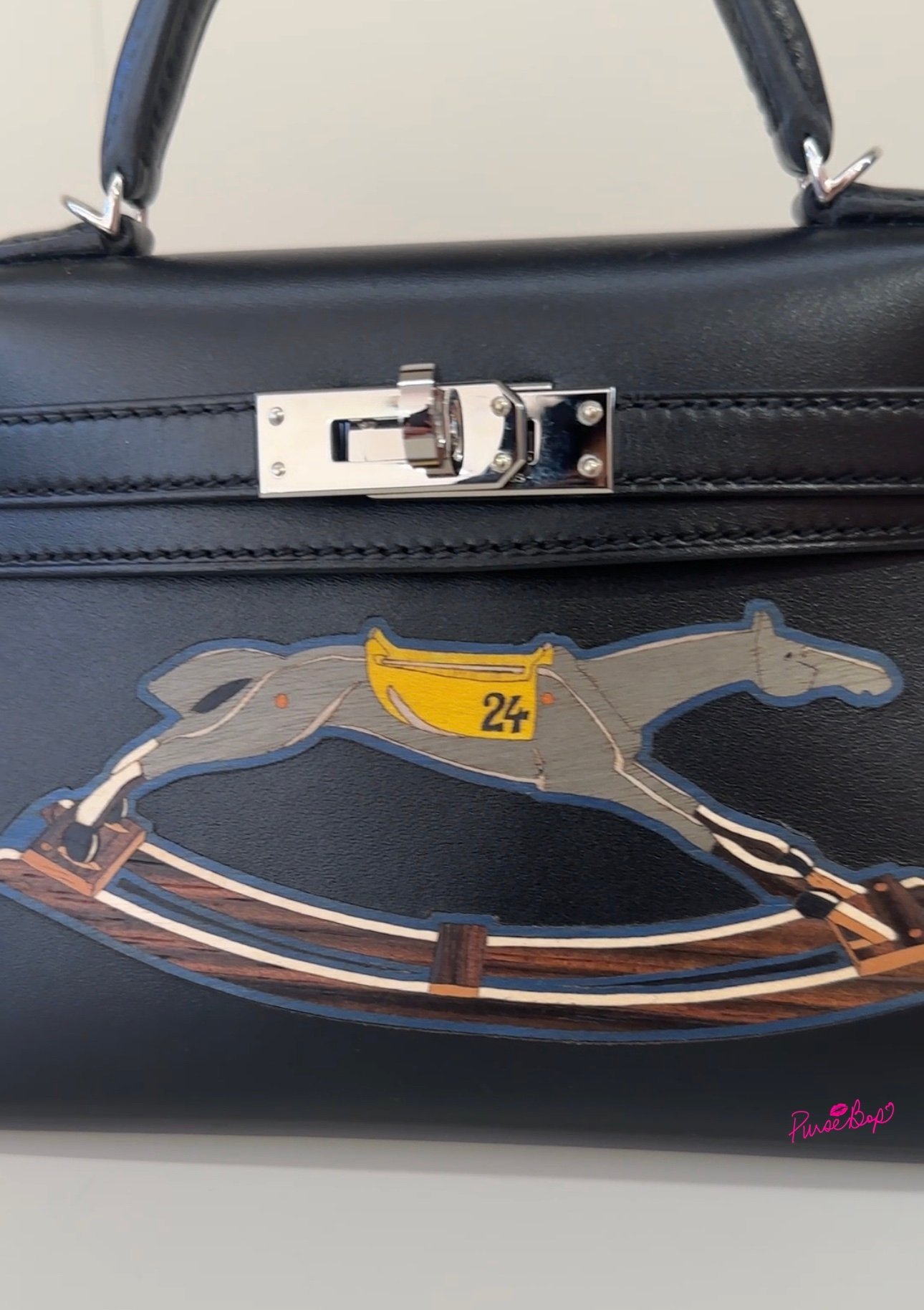 hermes kelly horse print