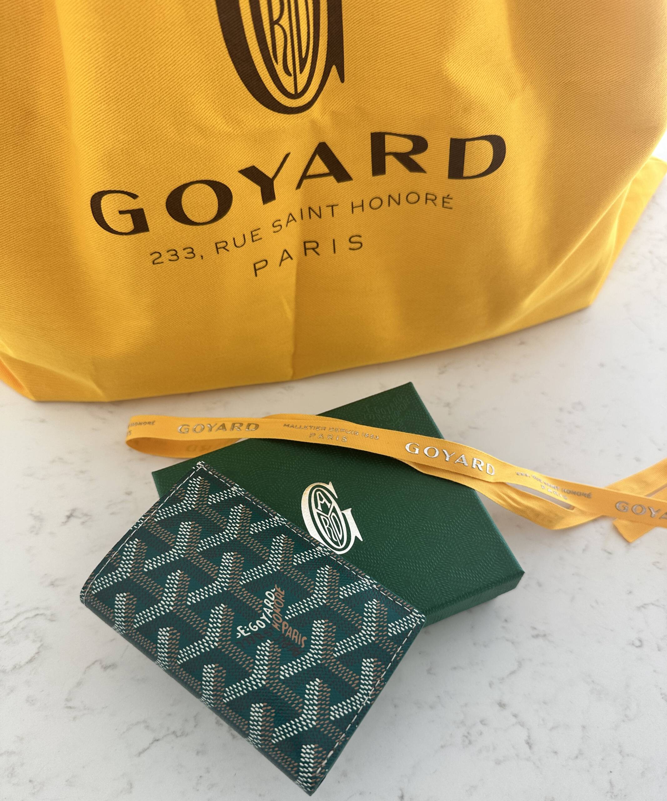 Goyard St Pierre card holder. 