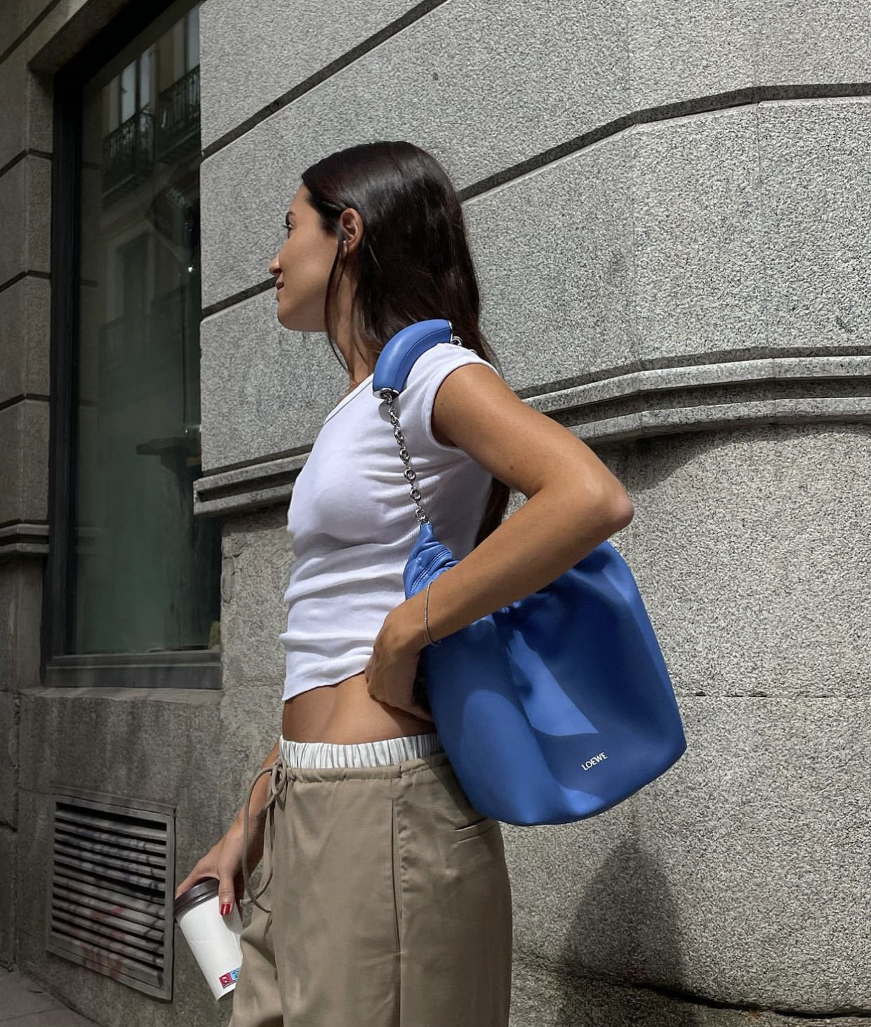 Loewe hammock hotsell bag street style