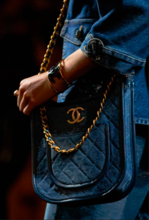 chanel bag strap leather