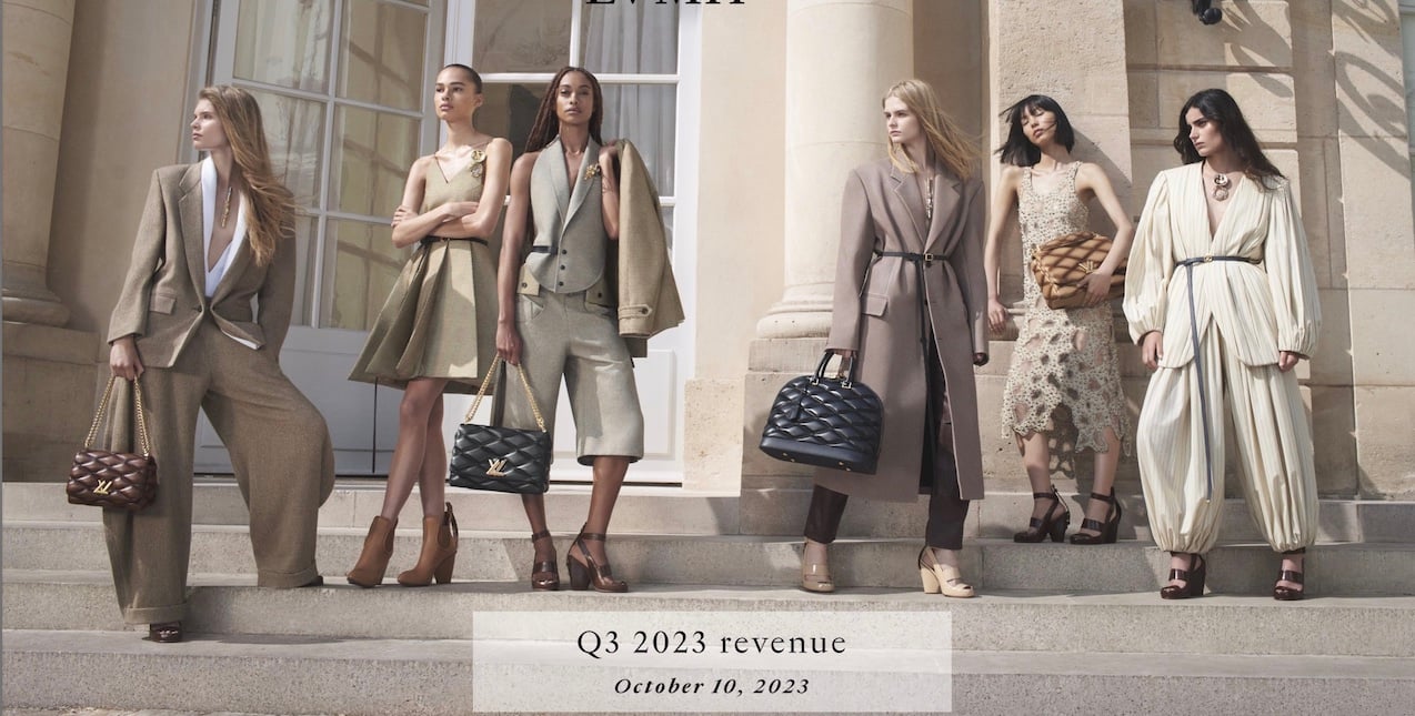 LVMH Revenues Grow, But More Slowly Based on 2023 Q3 Results