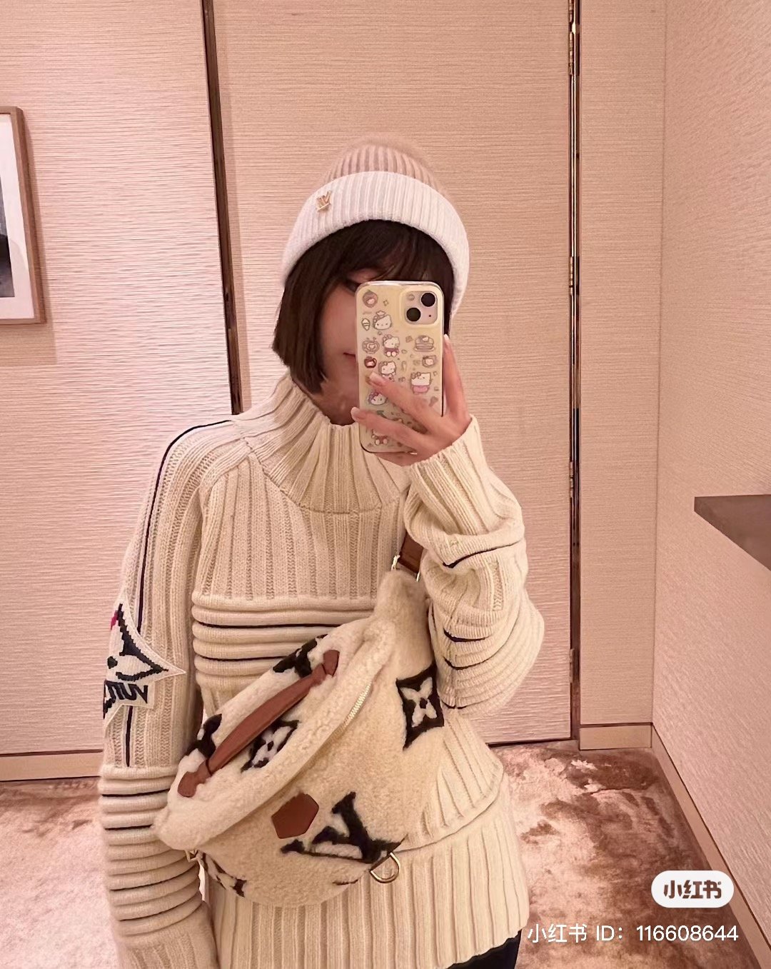 Louis vuitton 2025 fleece bum bag