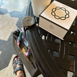Your Handbag's BFF: The Carrie Bag Holder | bag holder | birkin holder | birkin protector | investment bag | handbag holder | handbag hook | purse hook | purse protector | bag table hook