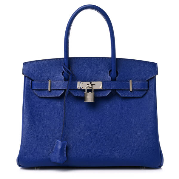 Hermès Epsom Birkin 30 Bleu Electrique