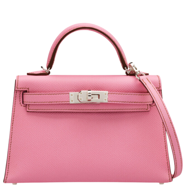 Hermès 5P Bubblegum Pink Epsom  Mini Kelly 20