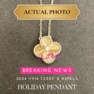 輝く高品質な & Cleef Van the on News Breaking Arpels Pendant Holiday 2024 アクセサリー