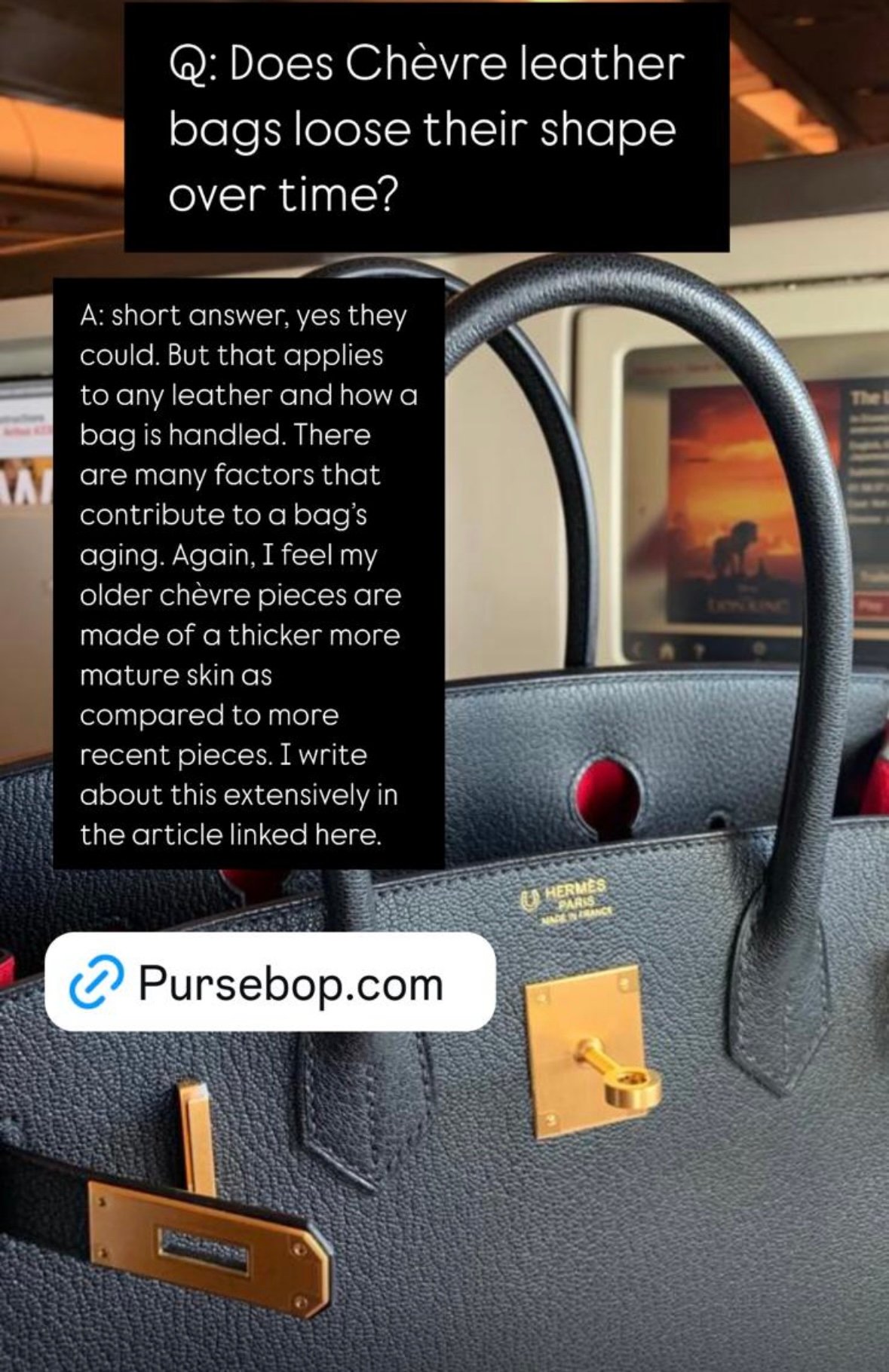Hermes chevre leather review hotsell