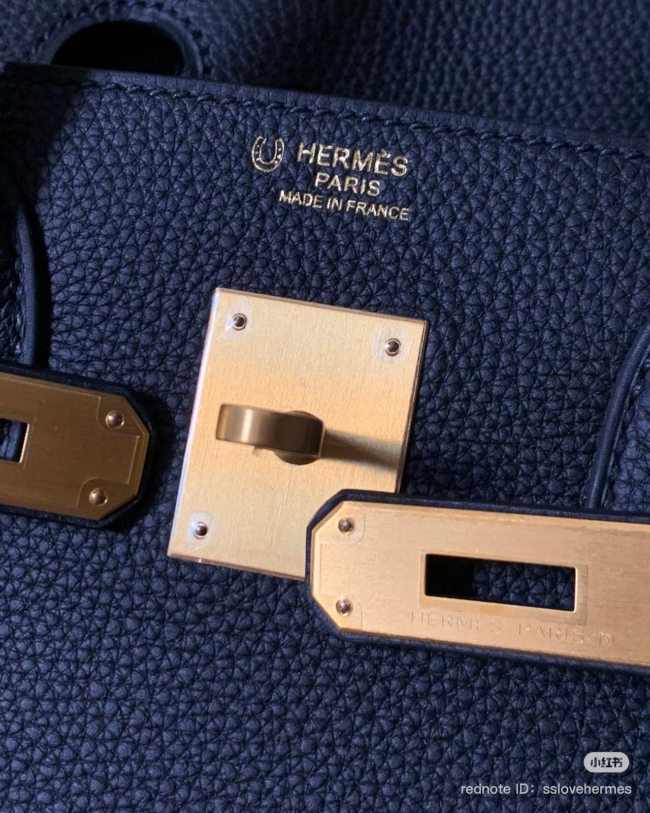 hermès special order horseshoe stamp