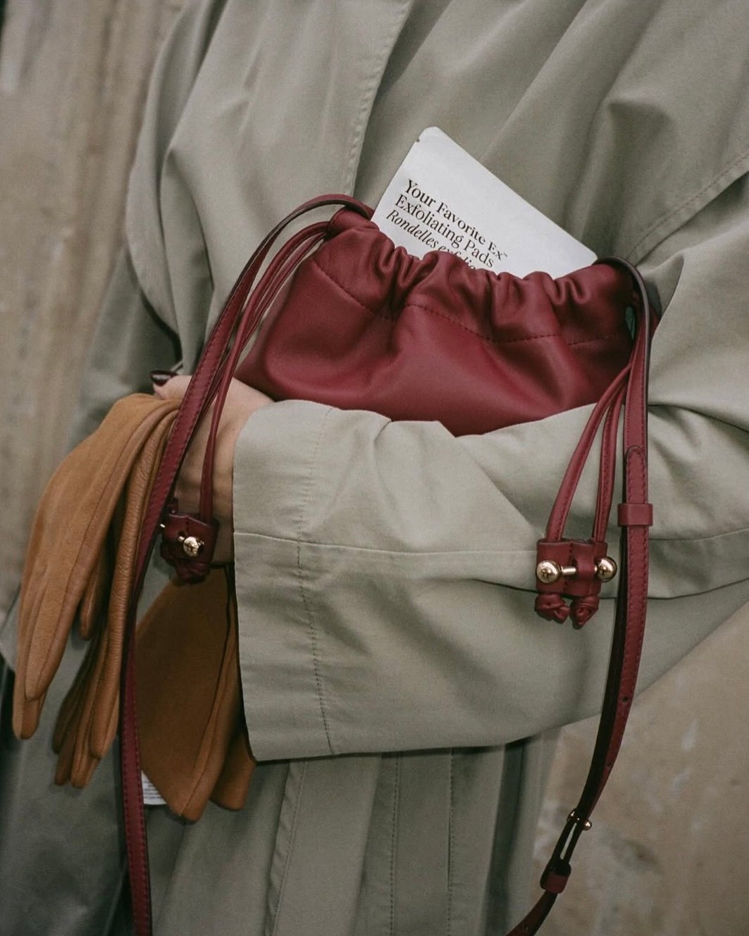 Strathberry Charlotte Drawstring Bag