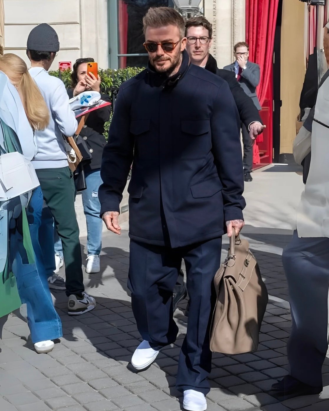 david beckham etoupe hermes kelly