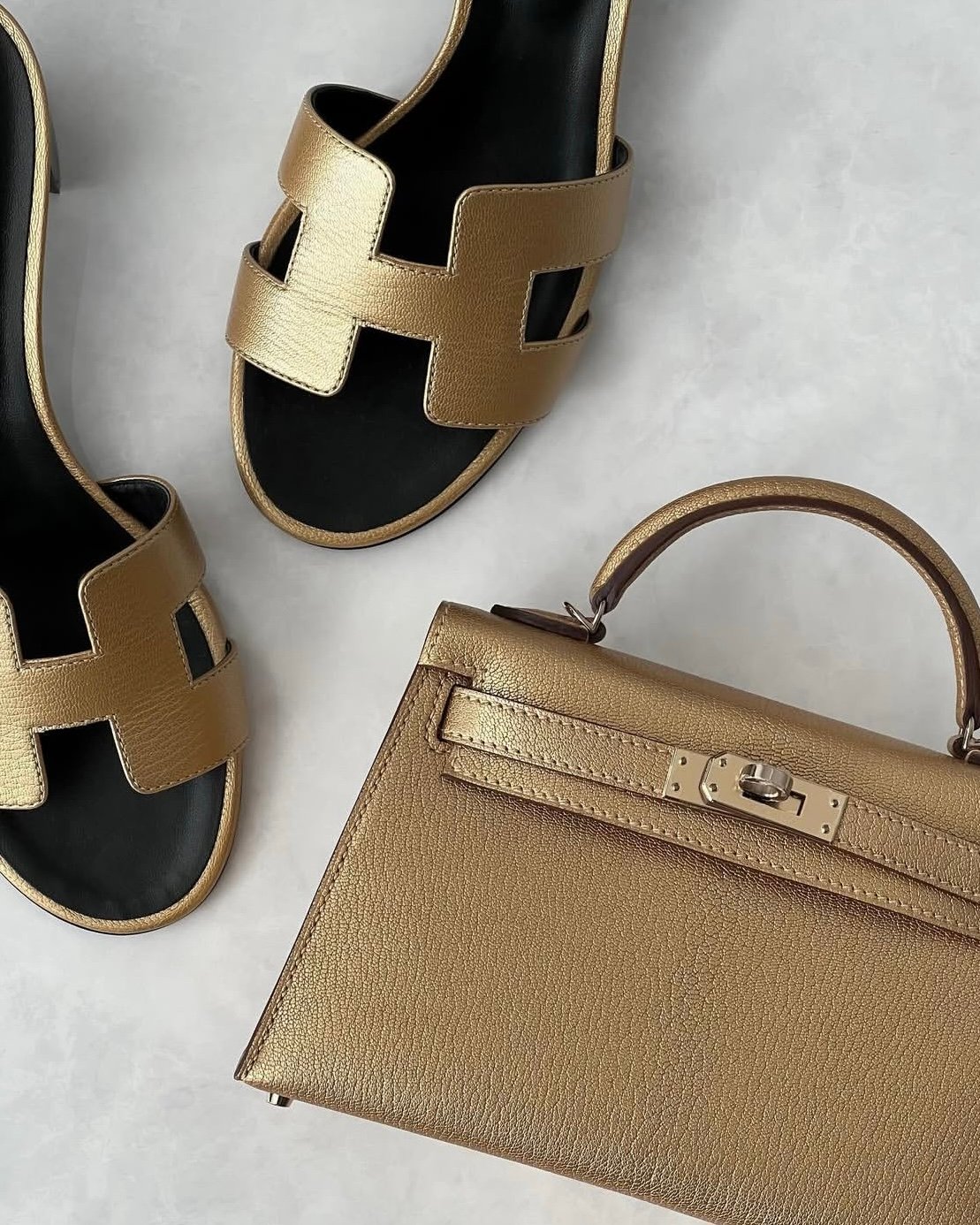 hermes Doré mini kelly ii