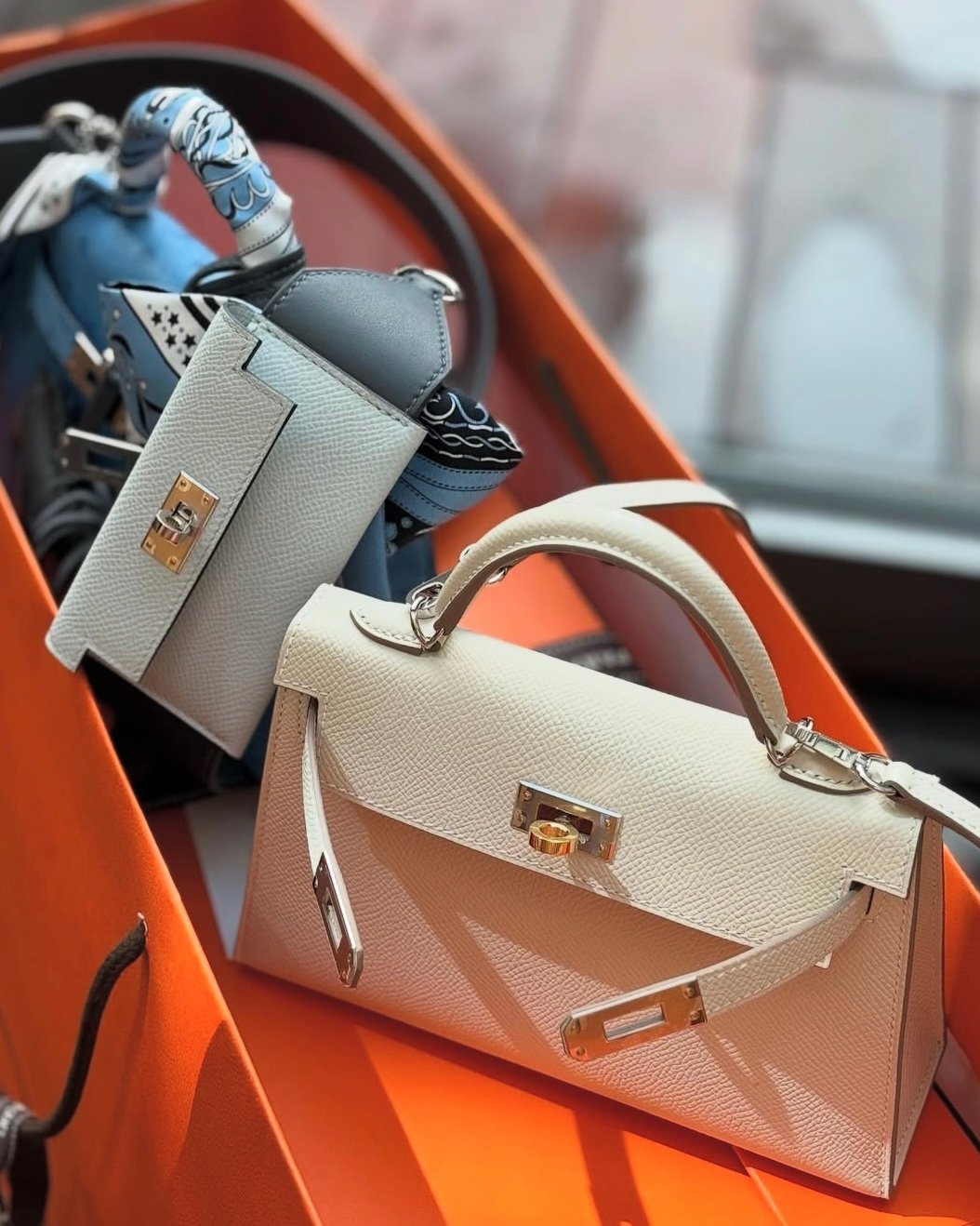 hermès craie mini kelly ii