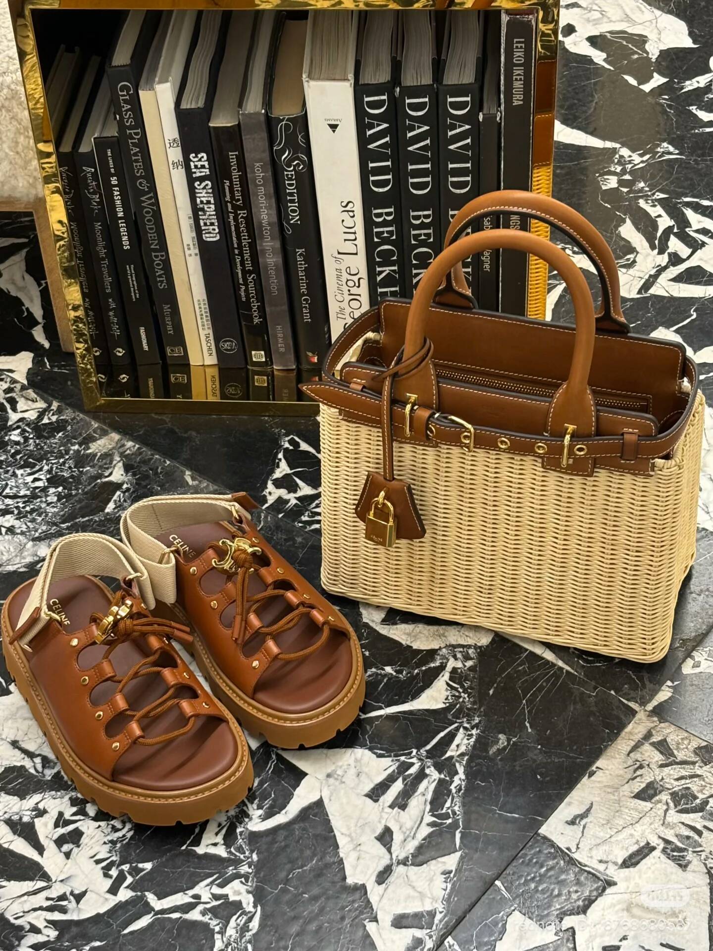 celine raffia conti
