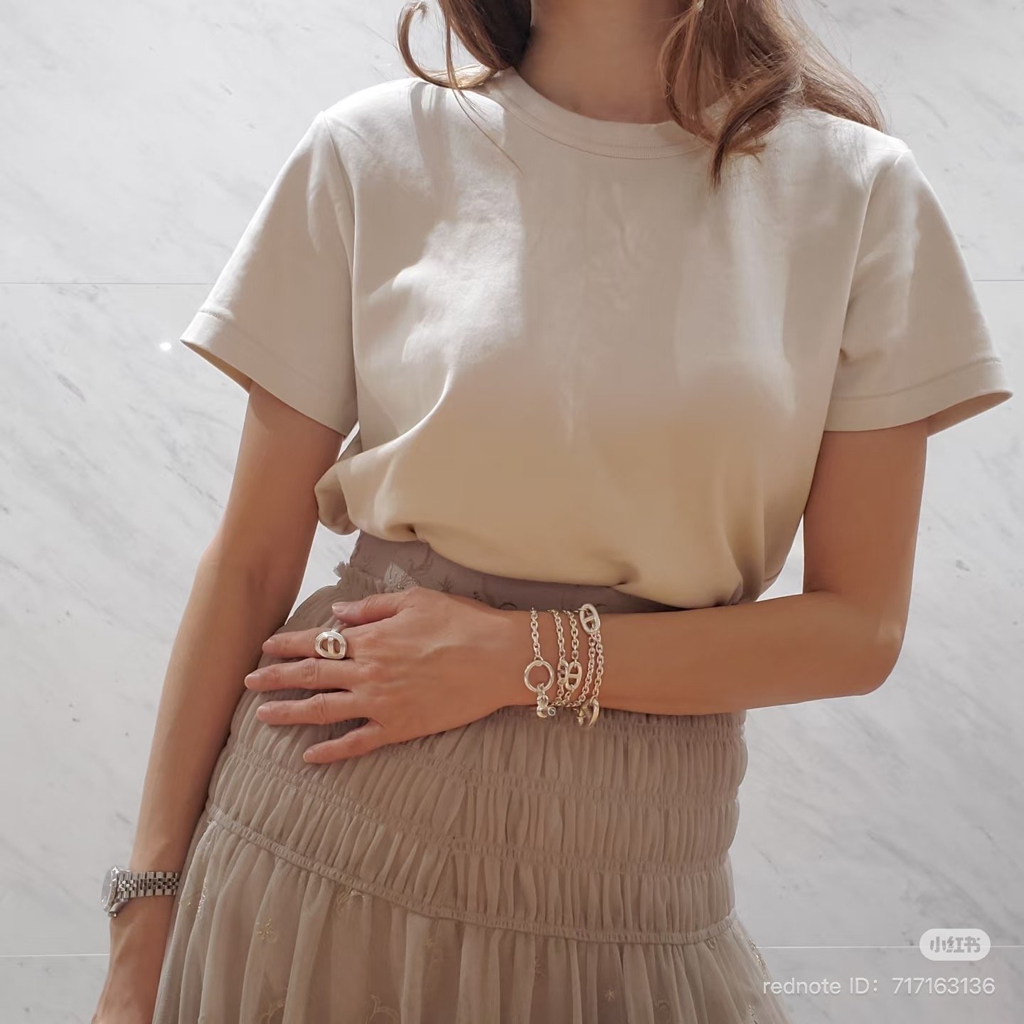 hermès farandole necklace styling