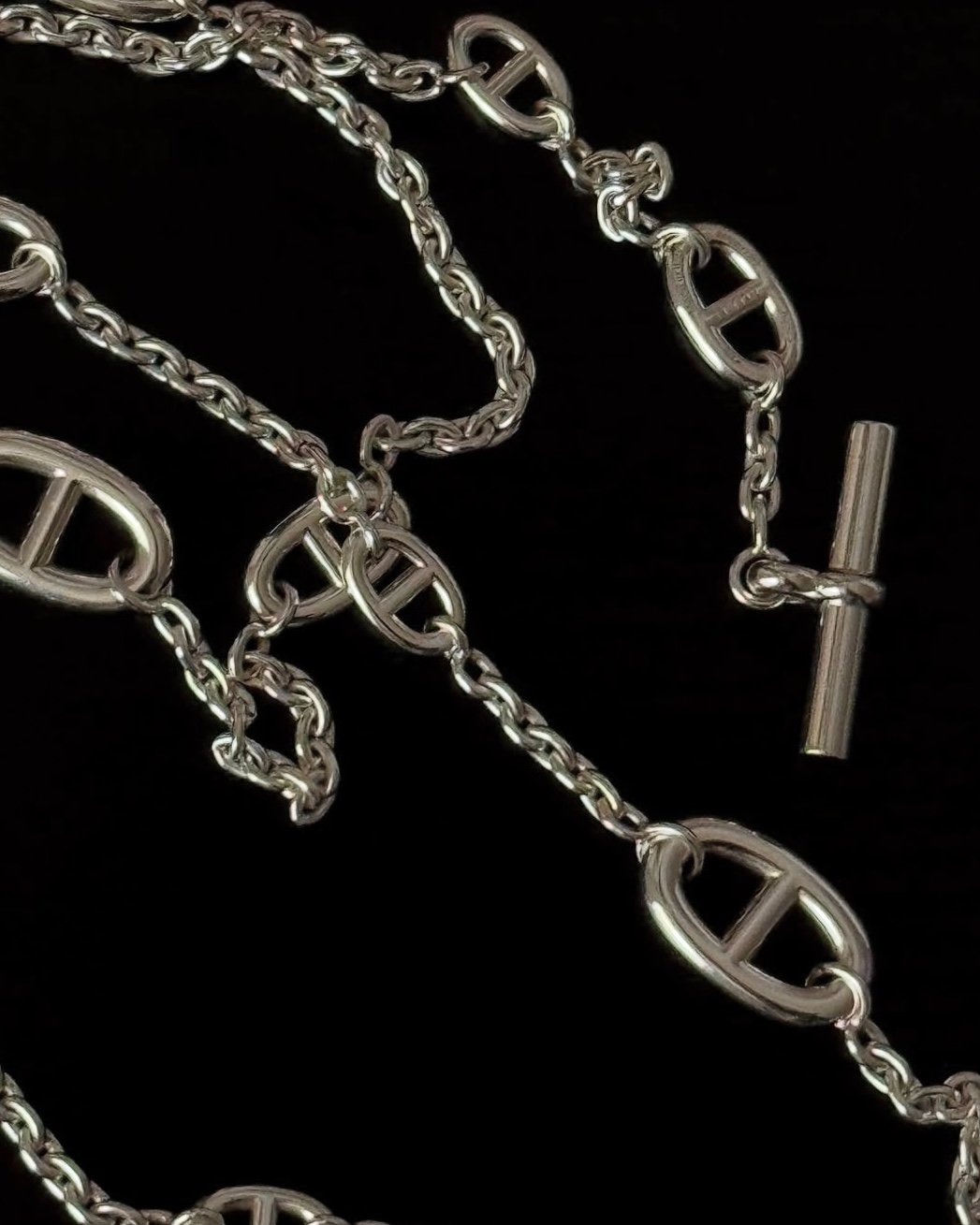 hermès farandole necklace styling