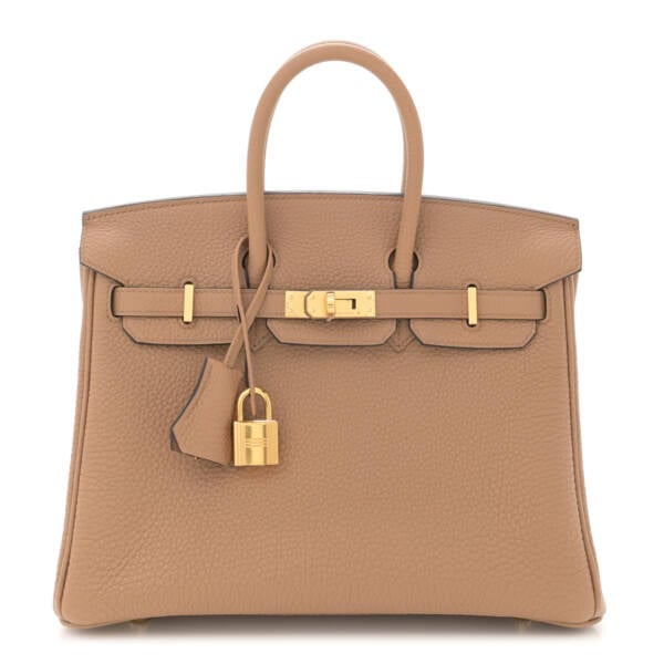 HERMES Togo Birkin 25 Chai